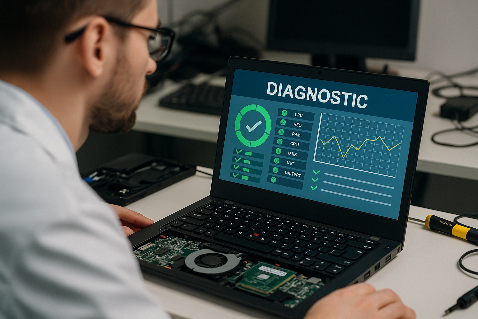 image d'un diagnostique pc