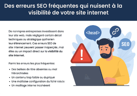 5 erreurs seo site internet