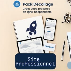 création site vitrine professionnel Hubcode