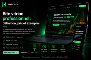 site vitrine professionnel metz agence hubcode