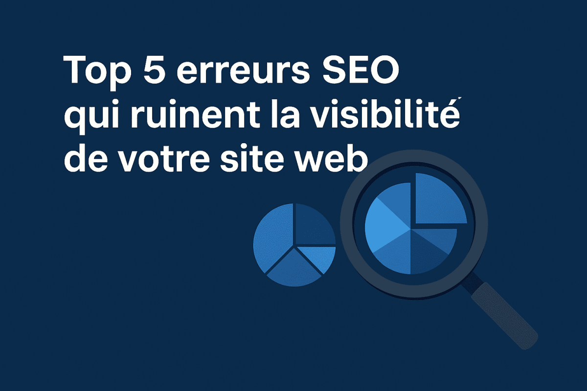 5 erreurs SEO site internet