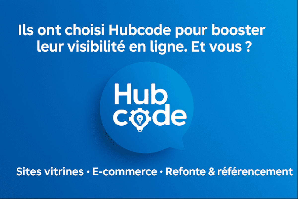 Hubcode, agence web à Metz spécialisée dans la création de site internet vitrine, e-commerce et refonte. Solutions complètes avec SEO local, optimisation du référencement et devis de site internet Metz. Pack essentiel, pack décollage et pack propulsion pour booster la visibilité en ligne.
